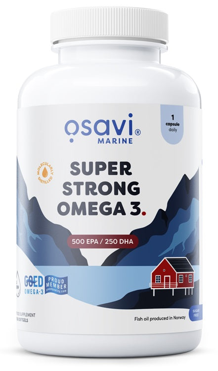 Super Strong Omega 3, 500 EPA / 250 DHA - 180 softgels - Osavi | WestPharmacy.nl - Fish Oil