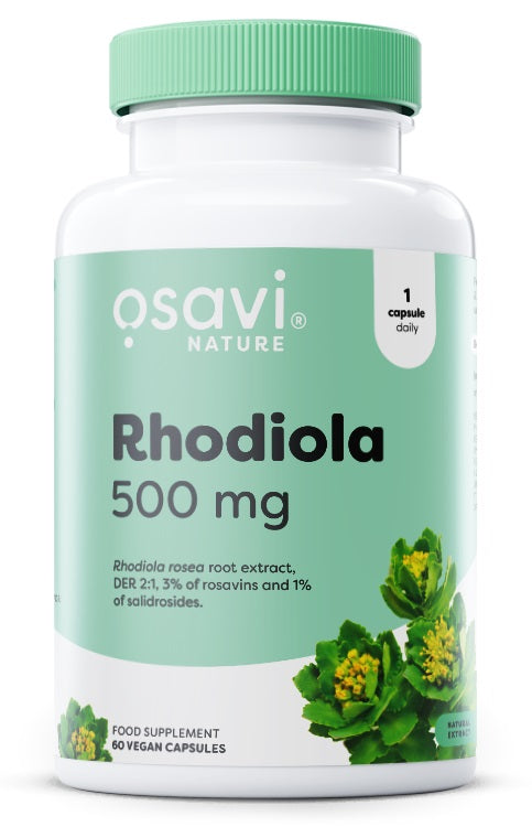 Rhodiola, 500mg - 60 vegan caps - Osavi | WestPharmacy.nl - Stress Support