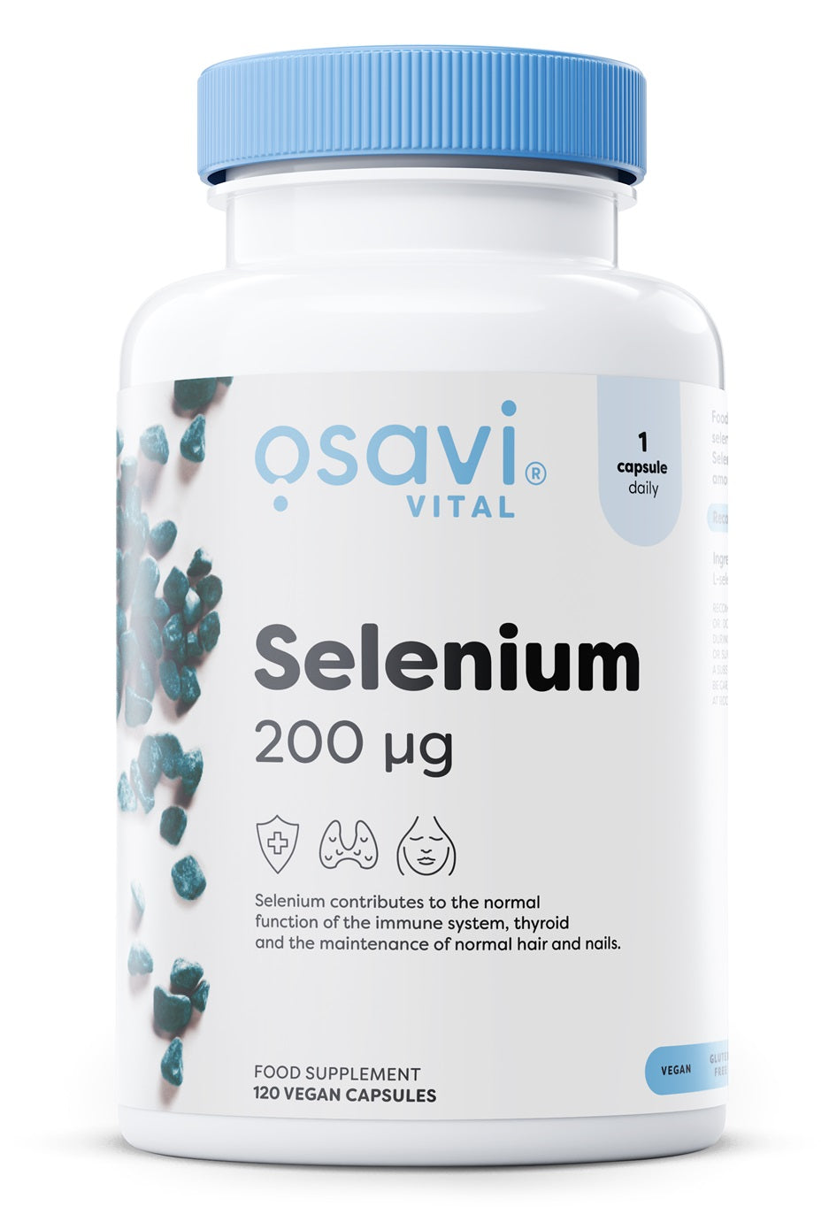 Selenium, 200mcg - 120 vegan caps - Osavi | Vaistine1.lt | WestPharmacy.eu