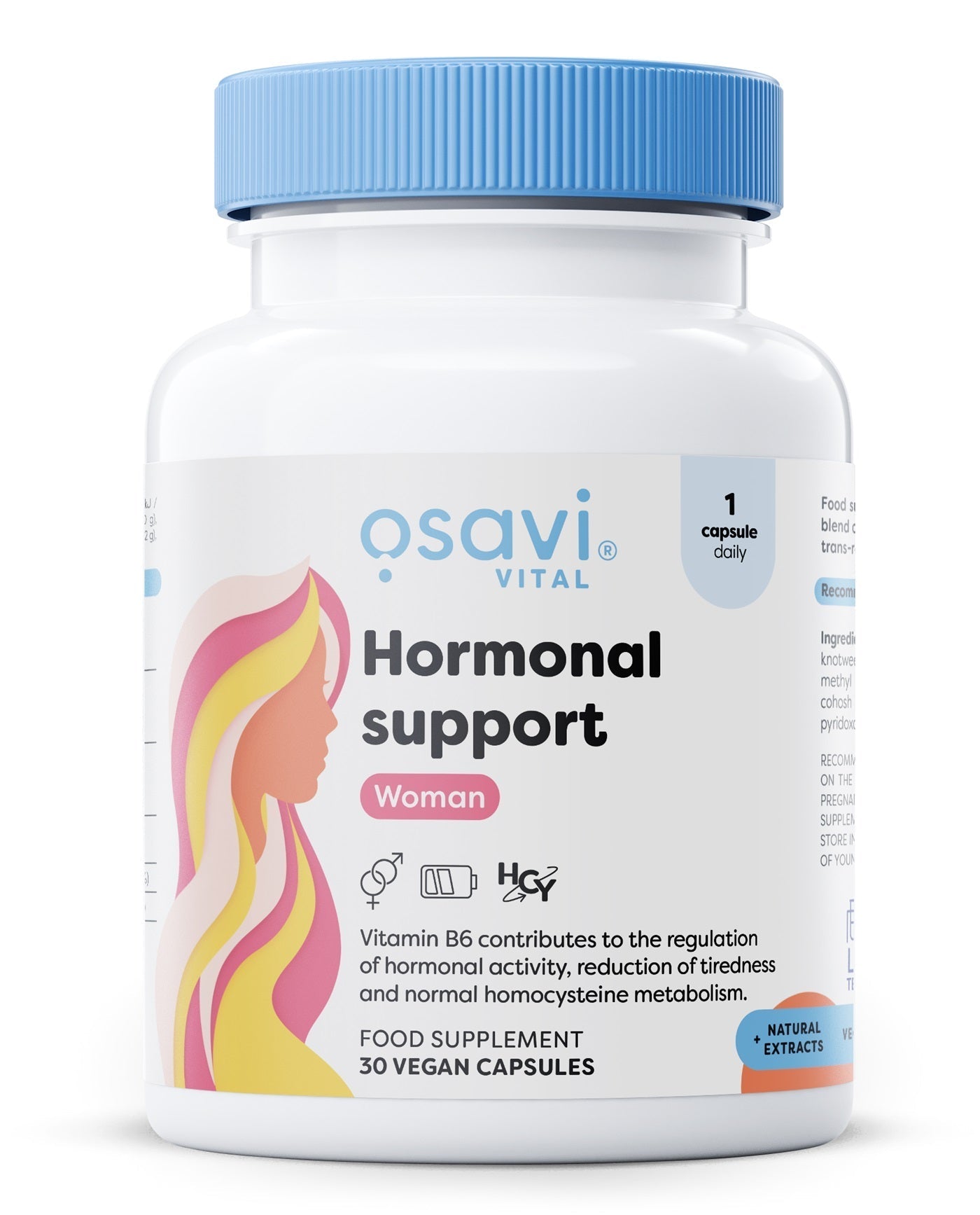 Hormonal Support Woman - 30 vegan caps - Osavi | WestPharmacy.nl - Women's Health