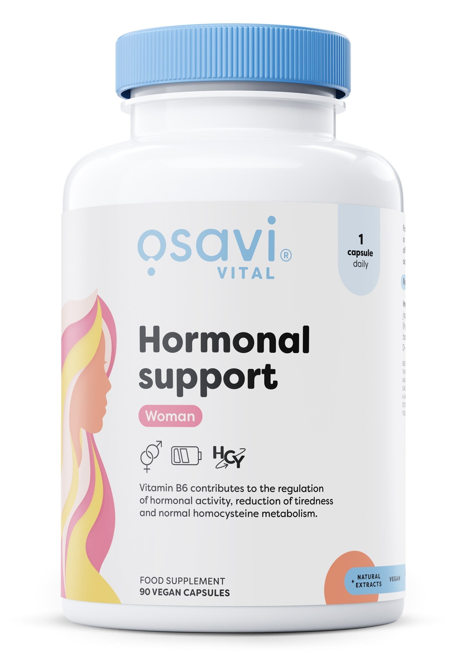 Hormonal Support Woman - 90 vegan caps - Osavi | WestPharmacy.nl - Women's Health