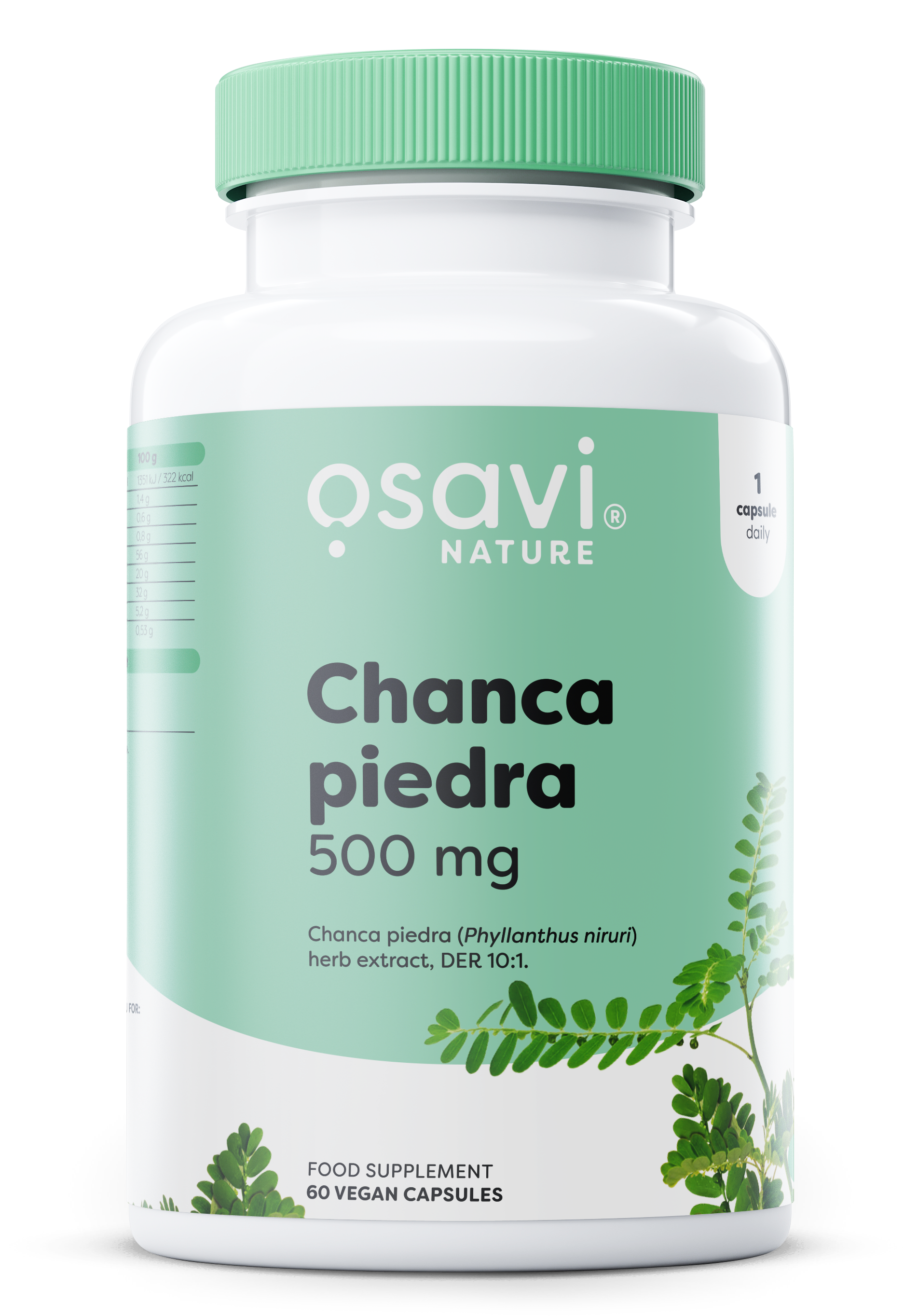 Chanca Piedra, 500mg - 60 vegan caps - Osavi | WestPharmacy.nl - Liver Health