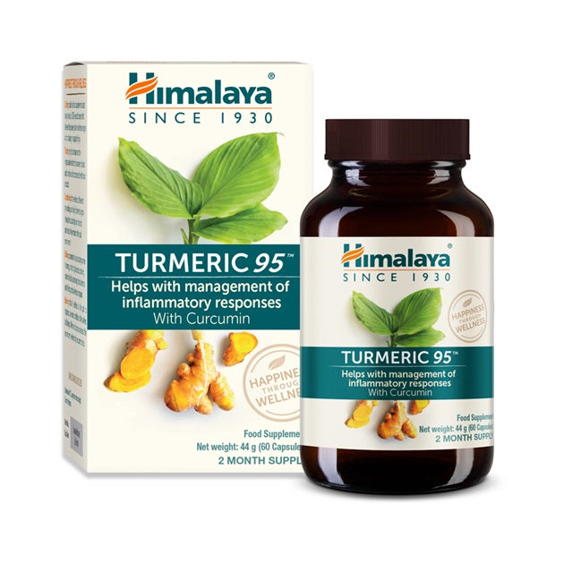 Turmeric 95 with Curcumin - 60 caps - Himalaya | WestPharmacy.nl - Joint Support