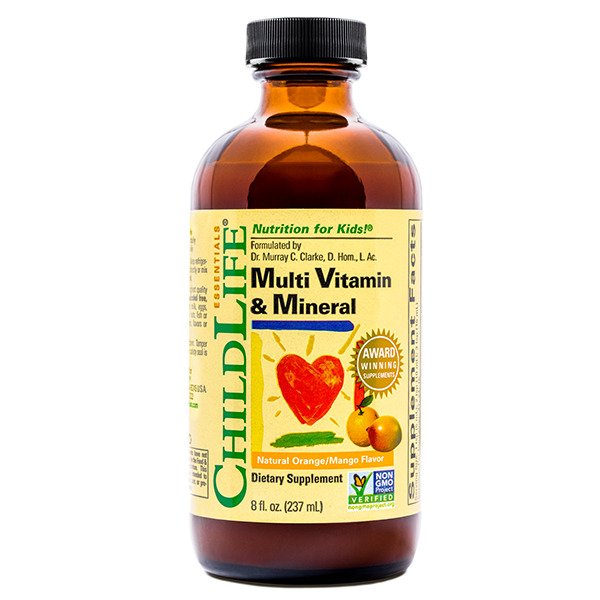Multi Vitamin & Mineral, Natural Orange/Mango - 237 ml - Child Life | Vaistine1.lt | WestPharmacy.eu