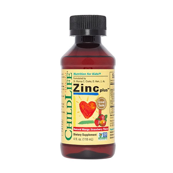 Zinc Plus, Natural Mango Strawberry - 118 ml - Child Life | Vaistine1.lt | WestPharmacy.eu