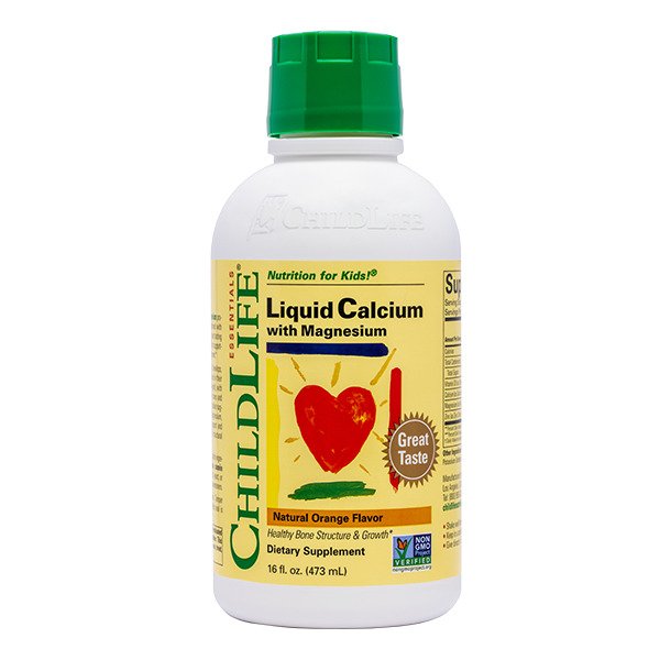 Liquid Calcium with Magnesium, Natural Orange - 473 ml - Child Life | WestPharmacy.nl - Minerals