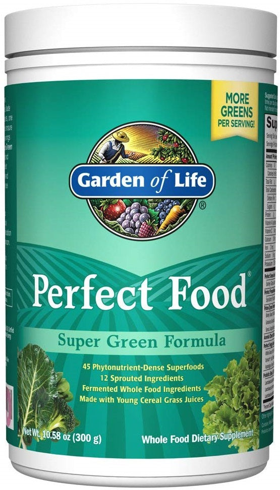 Perfect Food Super Green Formula, Powder - 300g - Garden of Life | WestPharmacy.nl - Nutrition