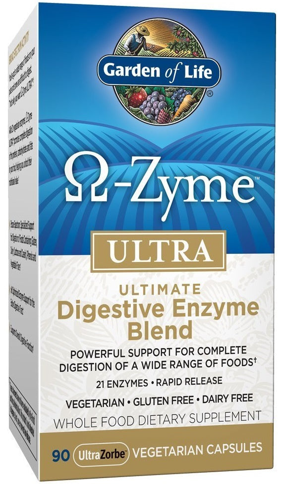Omega Zyme Ultra - 90 vcaps - Garden of Life | WestPharmacy.nl - Fish Oil