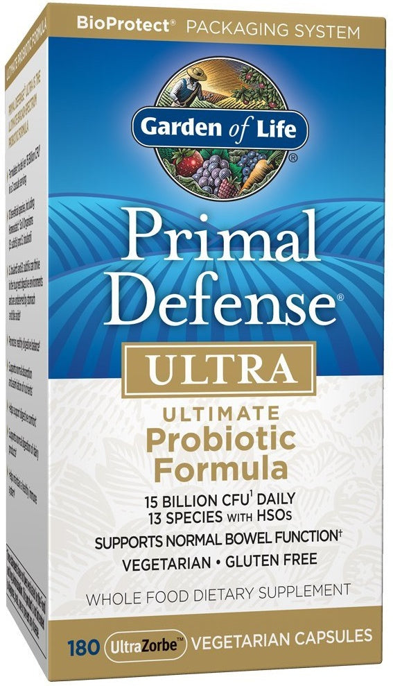 Primal Defense Ultra - 180 vcaps - Garden of Life | WestPharmacy.nl - Probiotics