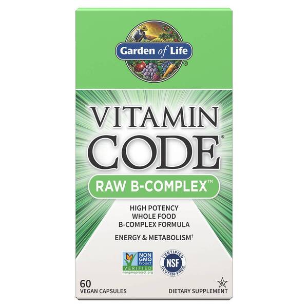 Vitamin Code Raw B-Complex - 60 vegan caps - Garden of Life | Vaistine1.lt | WestPharmacy.eu