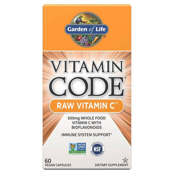 Vitamin Code Raw Vitamin C - 60 vegan caps - Garden of Life | WestPharmacy.nl - Vitamins