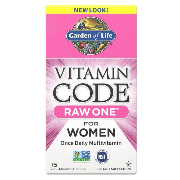 Vitamin Code RAW ONE for Women - 75 vcaps - Garden of Life | WestPharmacy.nl - Vitamins
