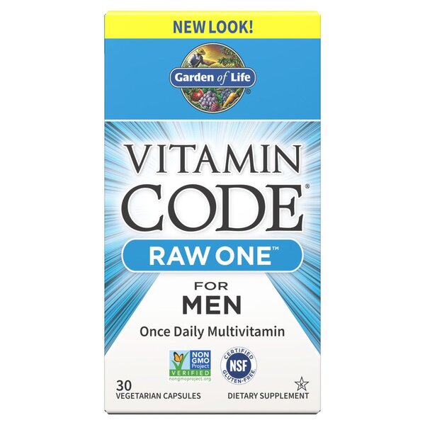 Vitamin Code Raw One for Men - 30 vcaps - Garden of Life | WestPharmacy.nl - Vitamins