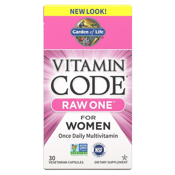 Vitamin Code RAW ONE for Women - 30 vcaps - Garden of Life | WestPharmacy.nl - Vitamins
