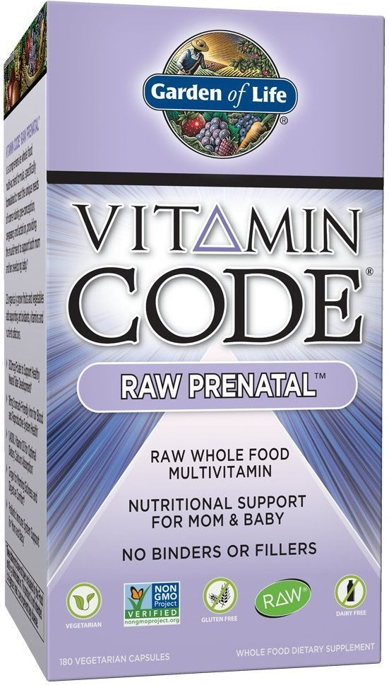 Vitamin Code Raw Prenatal - 180 vcaps - Garden of Life | WestPharmacy.nl - Vitamins
