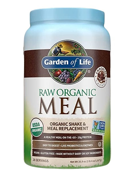 Raw Meal, Chocolate Cacao - 1017g - Garden of Life | WestPharmacy.nl - Nutrition