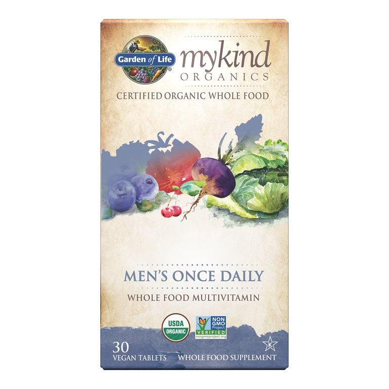 Mykind Men's Once Daily - 30 vegan tablets - Garden of Life | WestPharmacy.nl - Vitamins