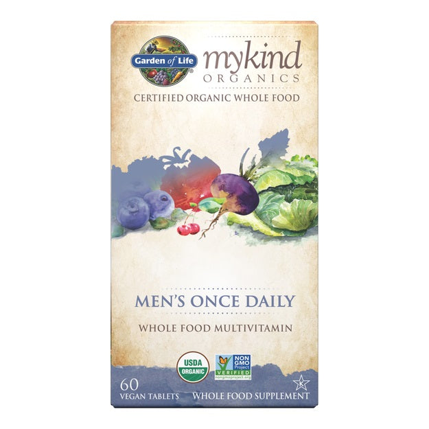 Mykind Men's Once Daily - 60 vegan tablets - Garden of Life | WestPharmacy.nl - Vitamins