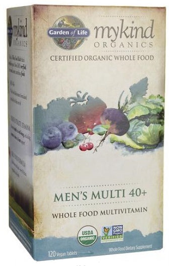 Mykind Men's Multi 40+ - 120 vegan tablets - Garden of Life | WestPharmacy.nl - Vitamins