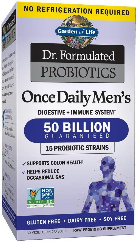 Dr. Formulated Probiotics Once Daily Men's - 30 vcaps - Garden of Life | Vaistine1.lt | WestPharmacy.eu