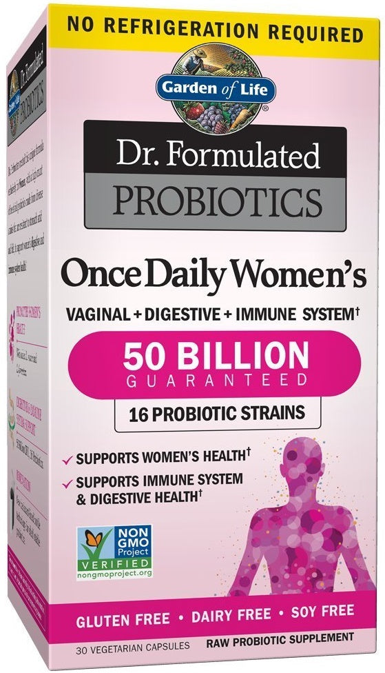 Dr. Formulated Probiotics Once Daily Women's - 30 vcaps - Garden of Life | WestPharmacy.nl - Probiotics