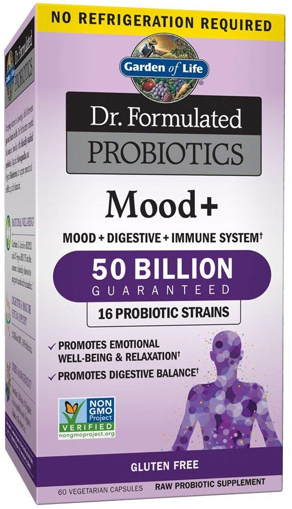 Dr. Formulated Probiotics Mood+ - 60 vcaps - Garden of Life | Vaistine1.lt | WestPharmacy.eu