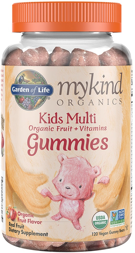 Mykind Kids Multi Gummies, Fruit Flavor - 120 vegan gummy bears - Garden of Life | Vaistine1.lt | WestPharmacy.eu