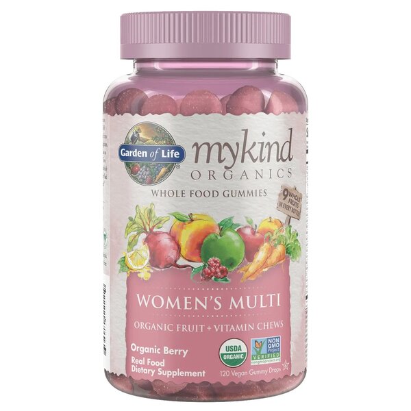 Mykind Women's Multi Gummies, Berry - 120 vegan gummy drops - Garden of Life | WestPharmacy.nl - Vitamins