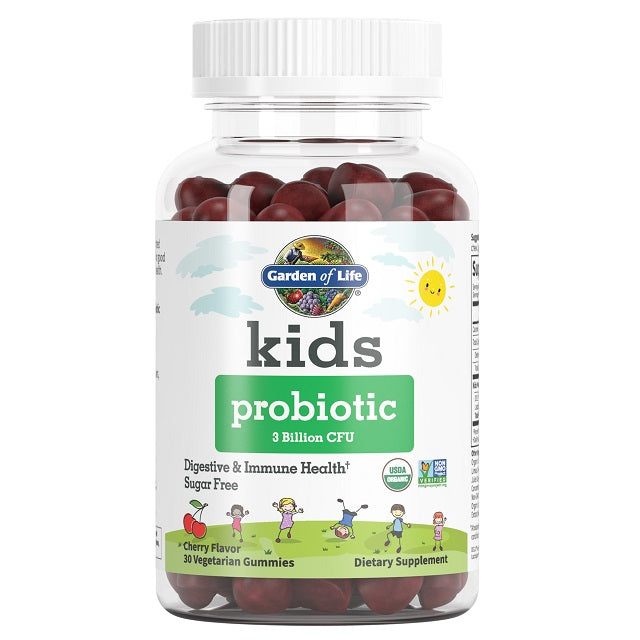 Kids Probiotic, 3 Billion CFU (Cherry) - 30 gummies - Garden of Life | WestPharmacy.nl - Kids' Probiotics