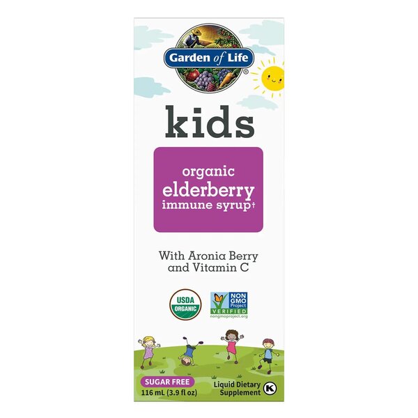 Kids Elderberry Immune Syrup - 116 ml - Garden of Life | Vaistine1.lt | WestPharmacy.eu