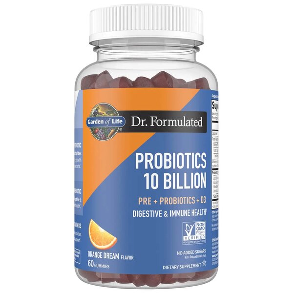 Dr. Formulated Probiotics 10 Billion, Orange Dream - 60 gummies - Garden of Life | Vaistine1.lt | WestPharmacy.eu