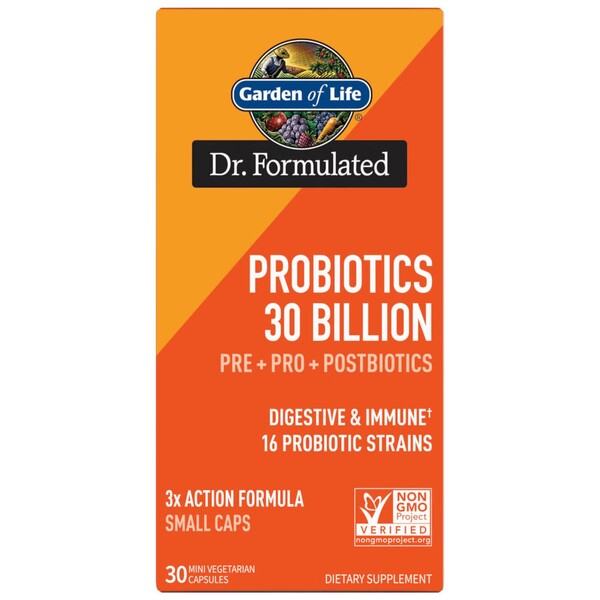 Dr. Formulated Probiotics 30 Billion - 30 mini vcaps - Garden of Life | WestPharmacy.nl - Probiotics
