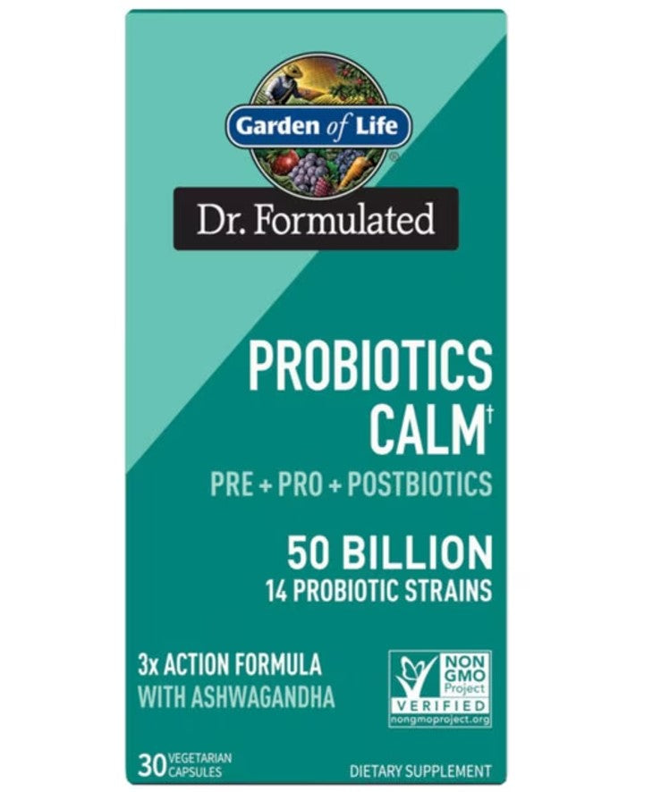 Dr. Formulated Probiotics Calm 50 Billion - 30 caps - Garden of Life | WestPharmacy.nl - Probiotics