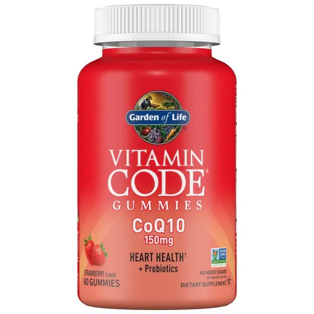Vitamin Code CoQ10 Gummies, Strawberry - 60 gummies - Garden of Life | WestPharmacy.nl - Cardiovascular Health