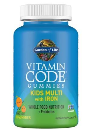 Vitamin Code Kids Multi with Iron Gummies, Orange - 90 gummies - Garden of Life | Vaistine1.lt | WestPharmacy.eu