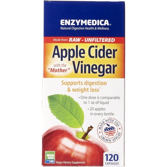 Apple Cider Vinegar - 120 caps - Enzymedica | Vaistine1.lt | WestPharmacy.eu