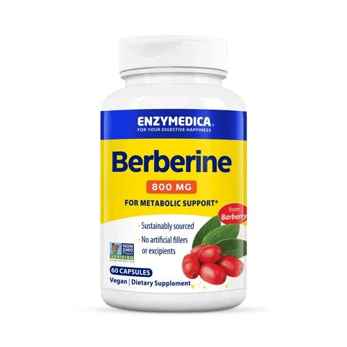 Berberine, 800mg - 60 caps - Enzymedica | WestPharmacy.nl - Cardiovascular Health
