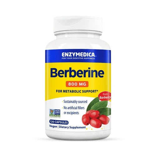 Berberine, 800mg - 120 caps - Enzymedica | Vaistine1.lt | WestPharmacy.eu