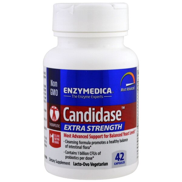 Candidase Extra Strength - 42 caps - Enzymedica | WestPharmacy.nl - Gut Health