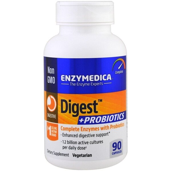 Digest + Probiotics - 90 caps - Enzymedica | WestPharmacy.nl - Probiotics