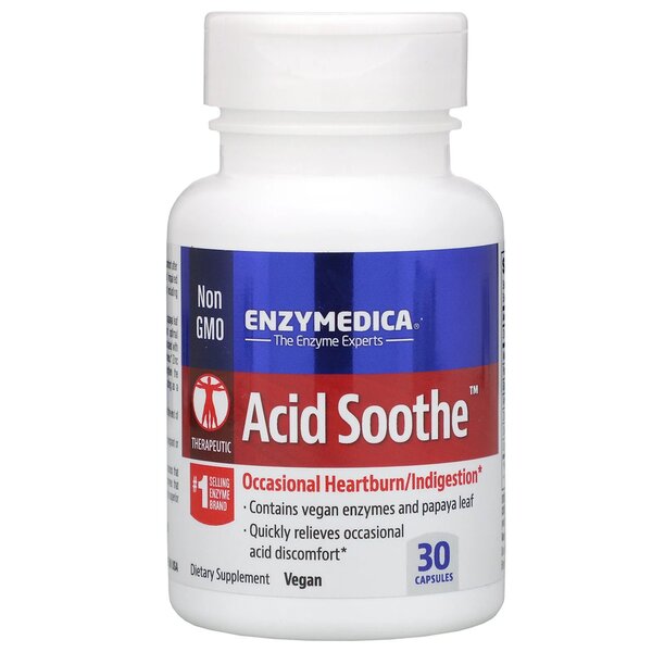 Acid Soothe - 30 caps - Enzymedica | WestPharmacy.nl - Digestive Health