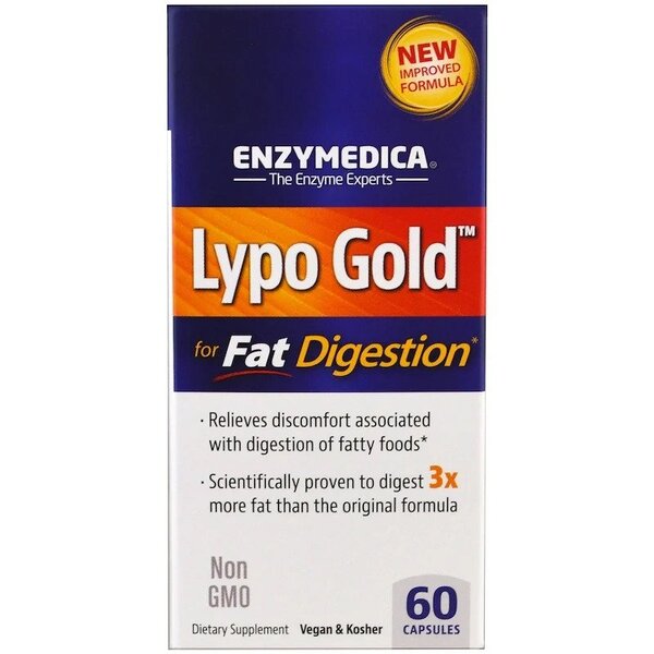Lypo Gold - 60 caps - Enzymedica | WestPharmacy.nl - Digestive Health