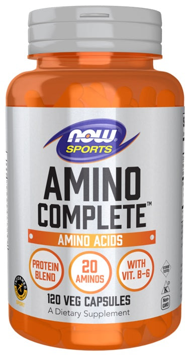 Amino Complete - 120 vcaps - NOW Foods | WestPharmacy.nl - Amino Acids and BCAAs