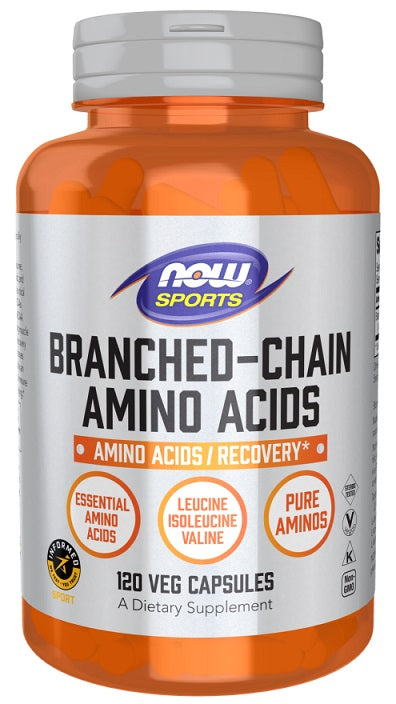 Branched-Chain Amino Acids - 120 vcaps - NOW Foods | WestPharmacy.nl - Amino Acids and BCAAs