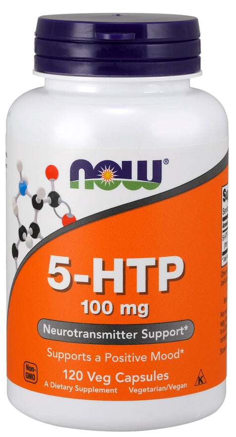 5-HTP, 100mg - 120 vcaps - NOW Foods | Vaistine1.lt | WestPharmacy.eu