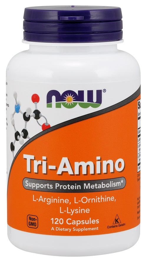 Tri-Amino - 120 caps - NOW Foods | WestPharmacy.nl - Amino Acids and BCAAs