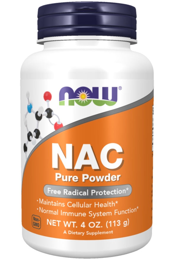 NAC, Pure Powder - 113g - NOW Foods | Vaistine1.lt | WestPharmacy.eu