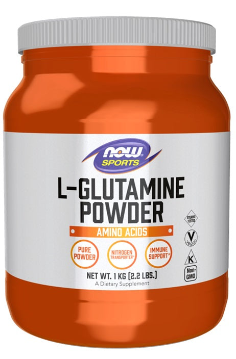 L-Glutamine, Powder - 1000g - NOW Foods | WestPharmacy.nl - Amino Acids and BCAAs