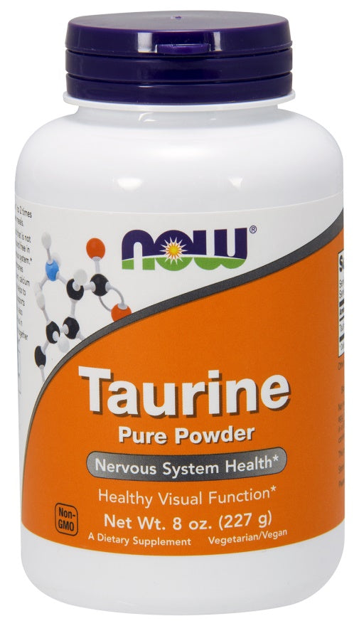 Taurine, Pure Powder - 227g - NOW Foods | WestPharmacy.nl - Amino Acids and BCAAs