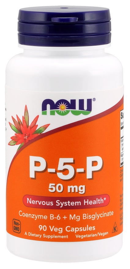 P-5-P, 50mg - 90 vcaps - NOW Foods | Vaistine1.lt | WestPharmacy.eu